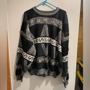 Expressions patterned sweater